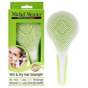 Wet and Dry Hair Detangler Regular Hair - BY Michel Mercier 1 Pc Hair Brush